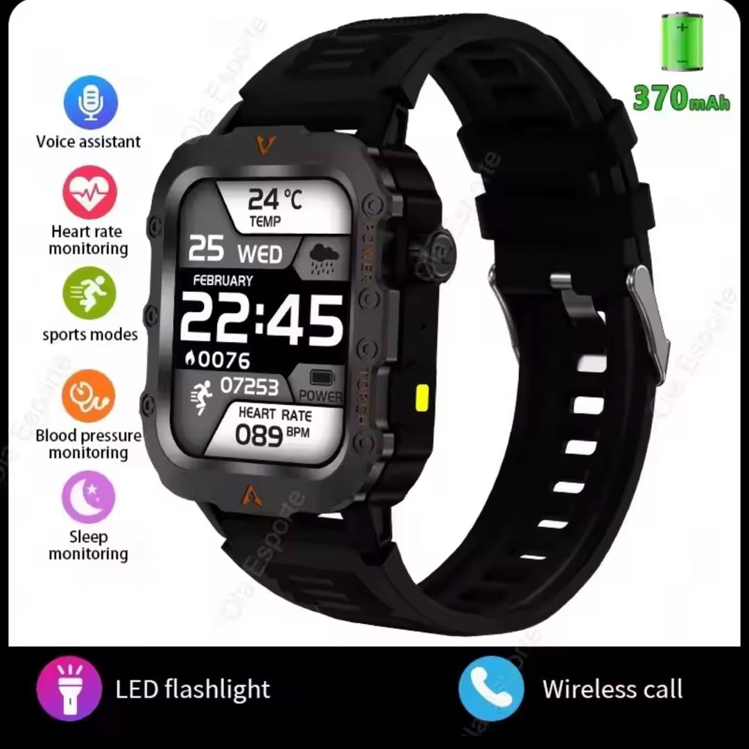 Military Smart Watch Men's GPS
