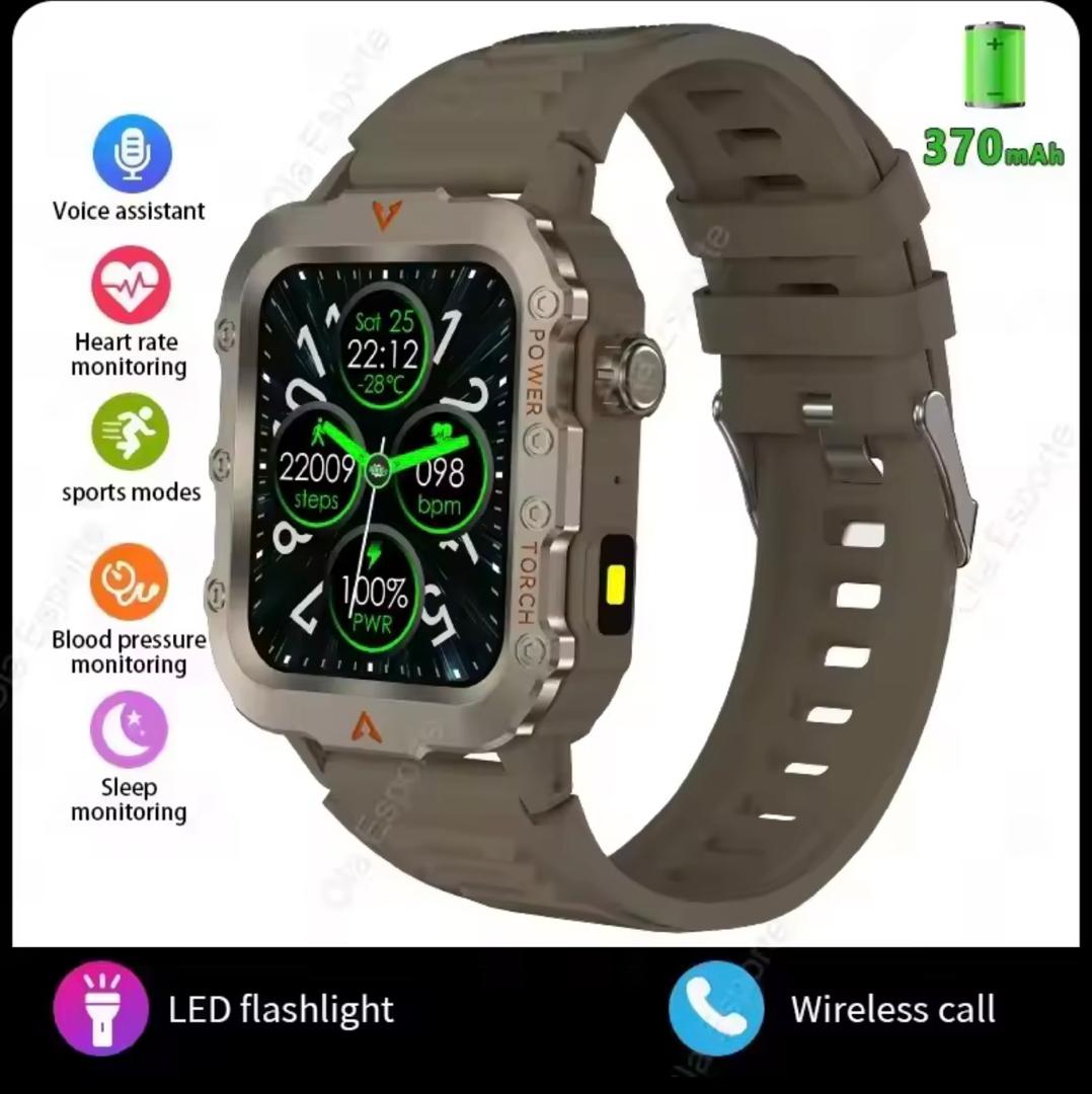 Military Smart Watch Men's GPS