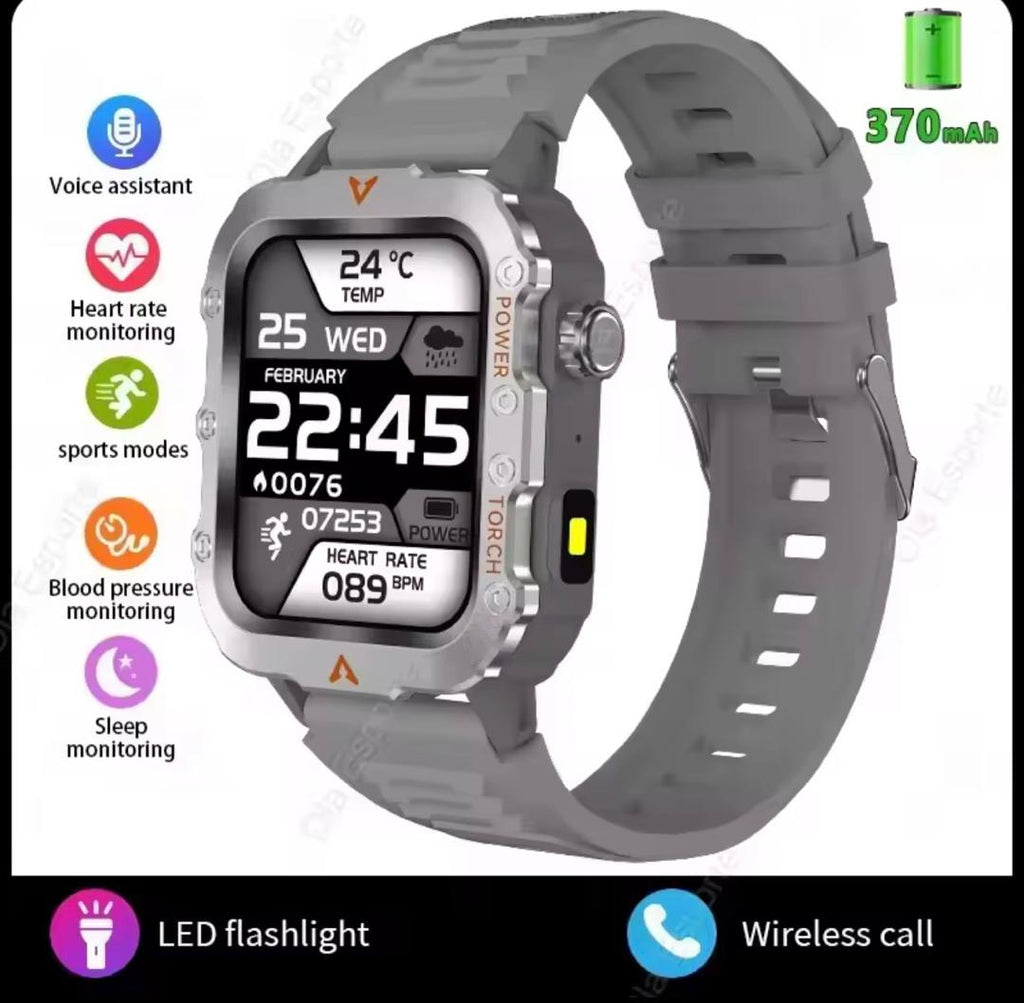 Military Smart Watch Men's GPS